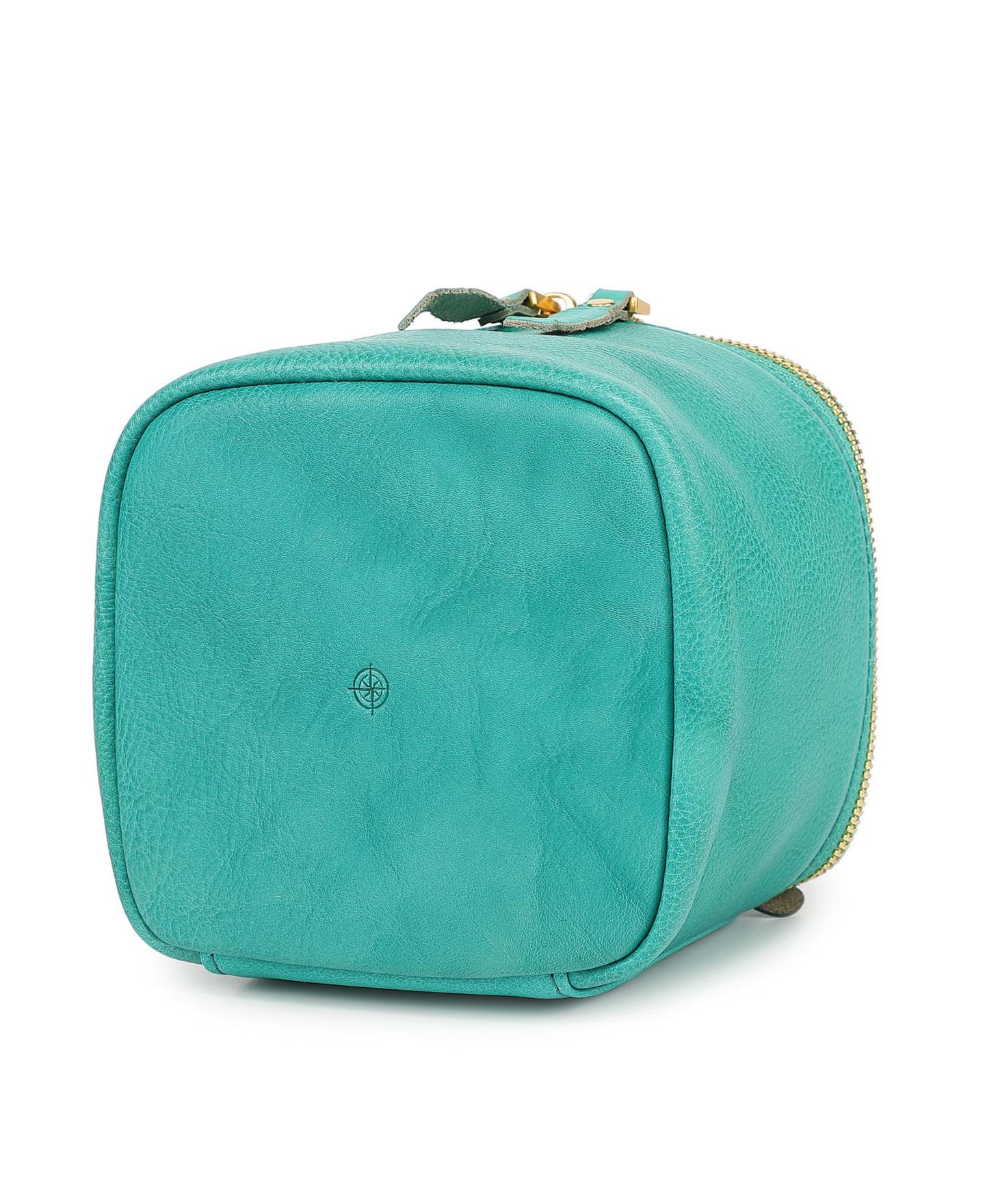 OLD TREND Celosia Cube Leather Jewelry Case, цвет: Аквамариновый — фото 9