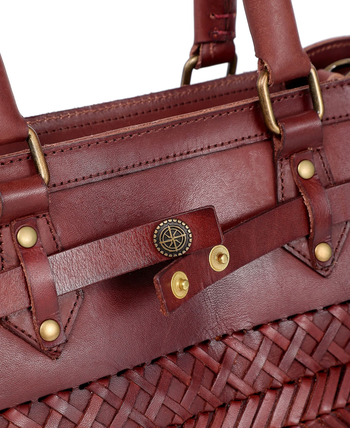 Женская сумка OLD TREND Lantana Medium Leather Satchel, цвет: Коричневый — фото 11