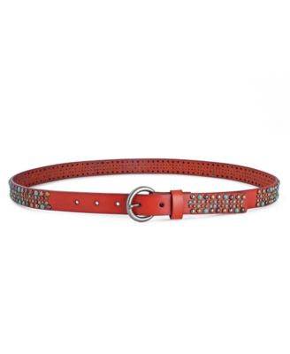 Women's Amazonite Leather Belt