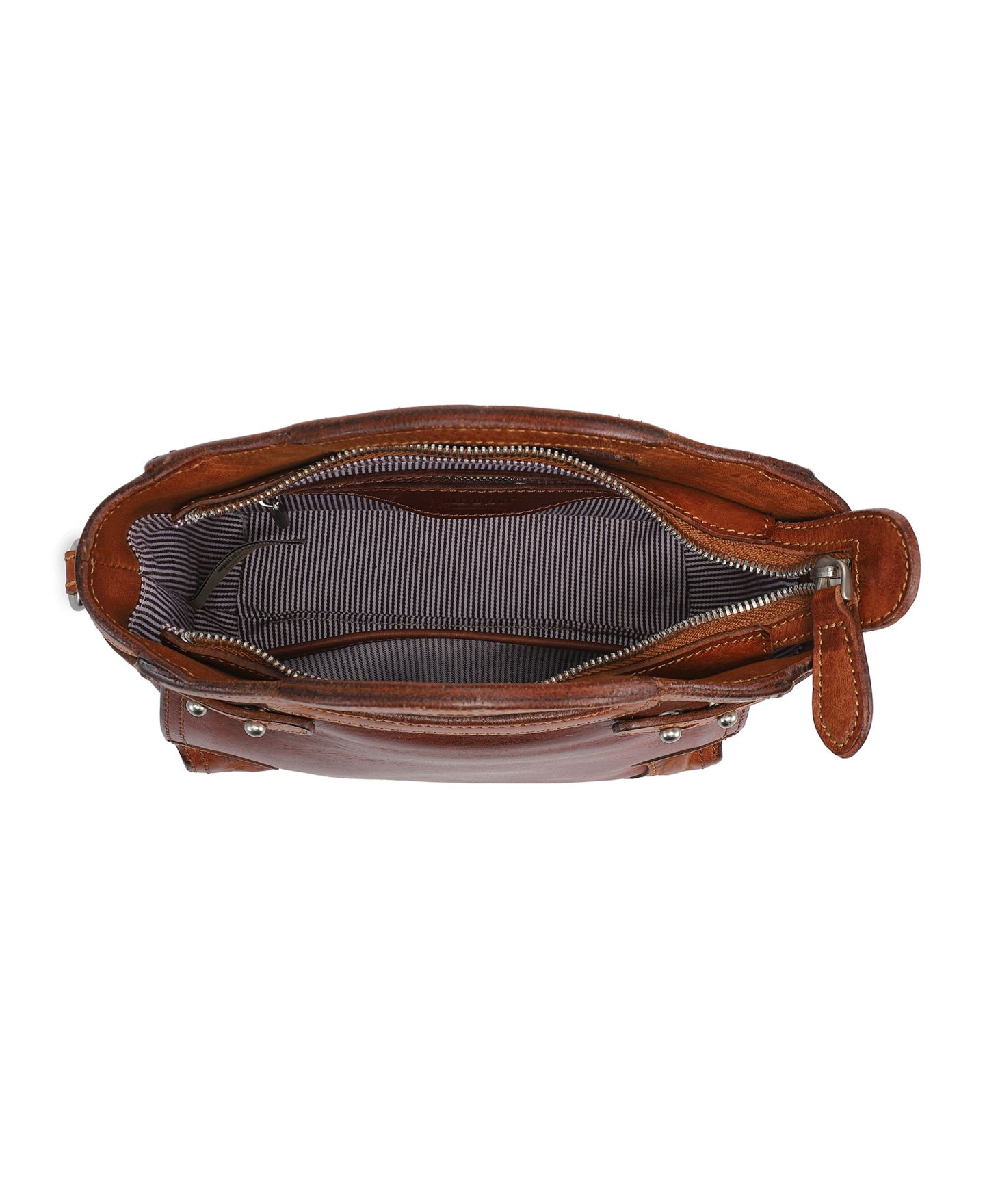 Женская сумка OLD TREND Canna Mini Satchel, цвет: Коричневый — фото 4