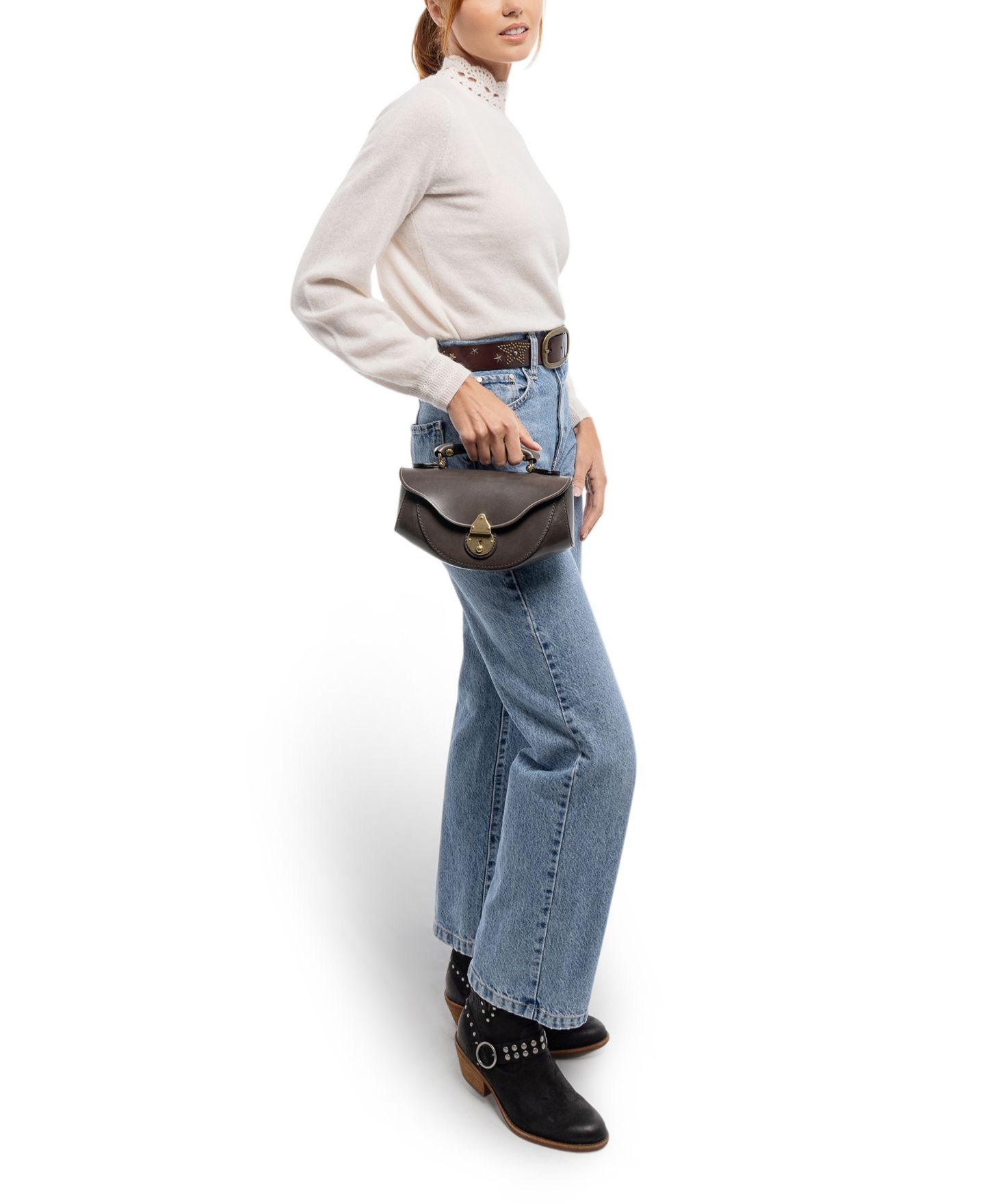 Женская сумка OLD TREND Azalea Vintage Crossbody, цвет: Серый — фото 6