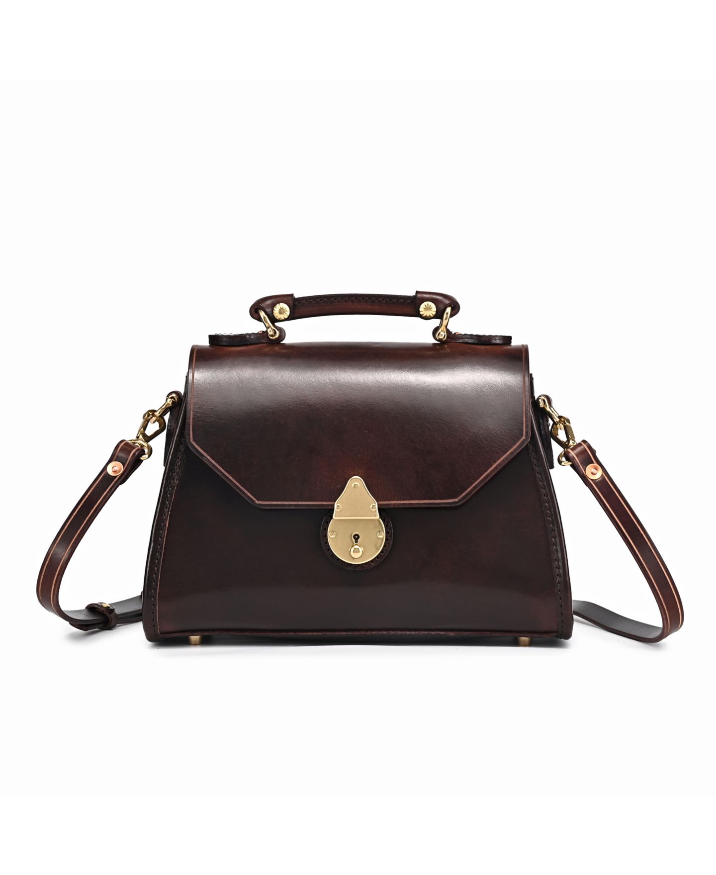 Женская сумка OLD TREND Laurel Classic Satchel, цвет: Коричневый — фото 1