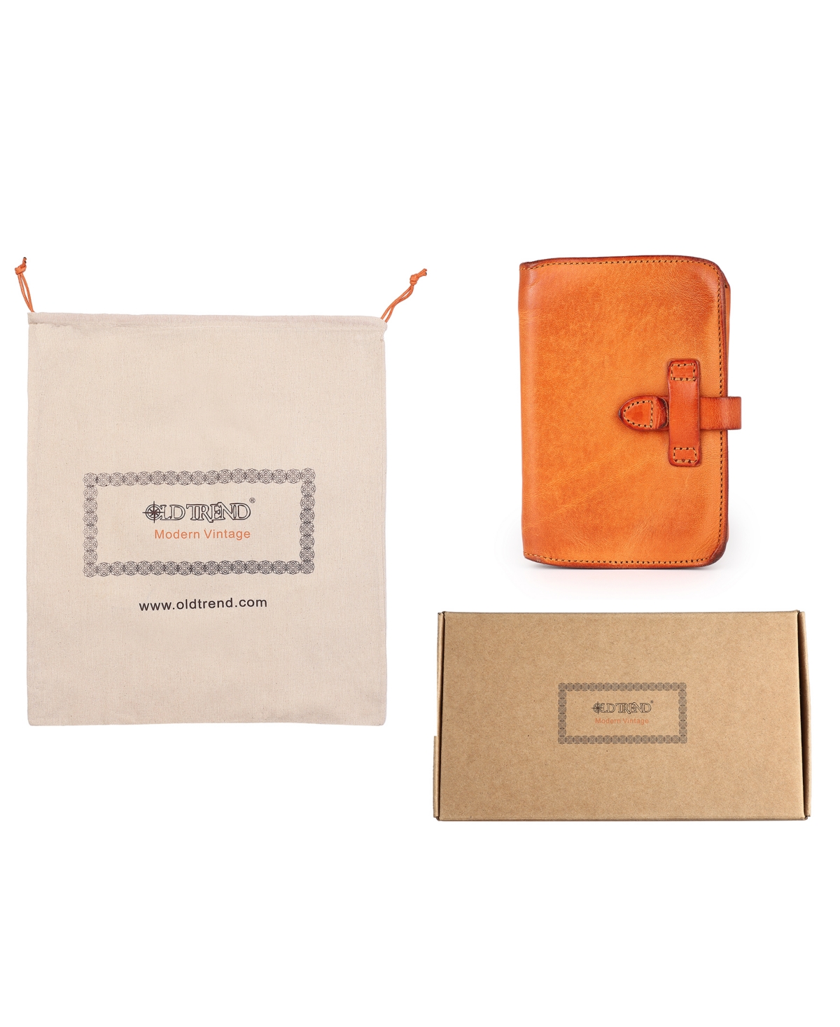 Old Trend Leeds Bifold Card Holder In Caramel
