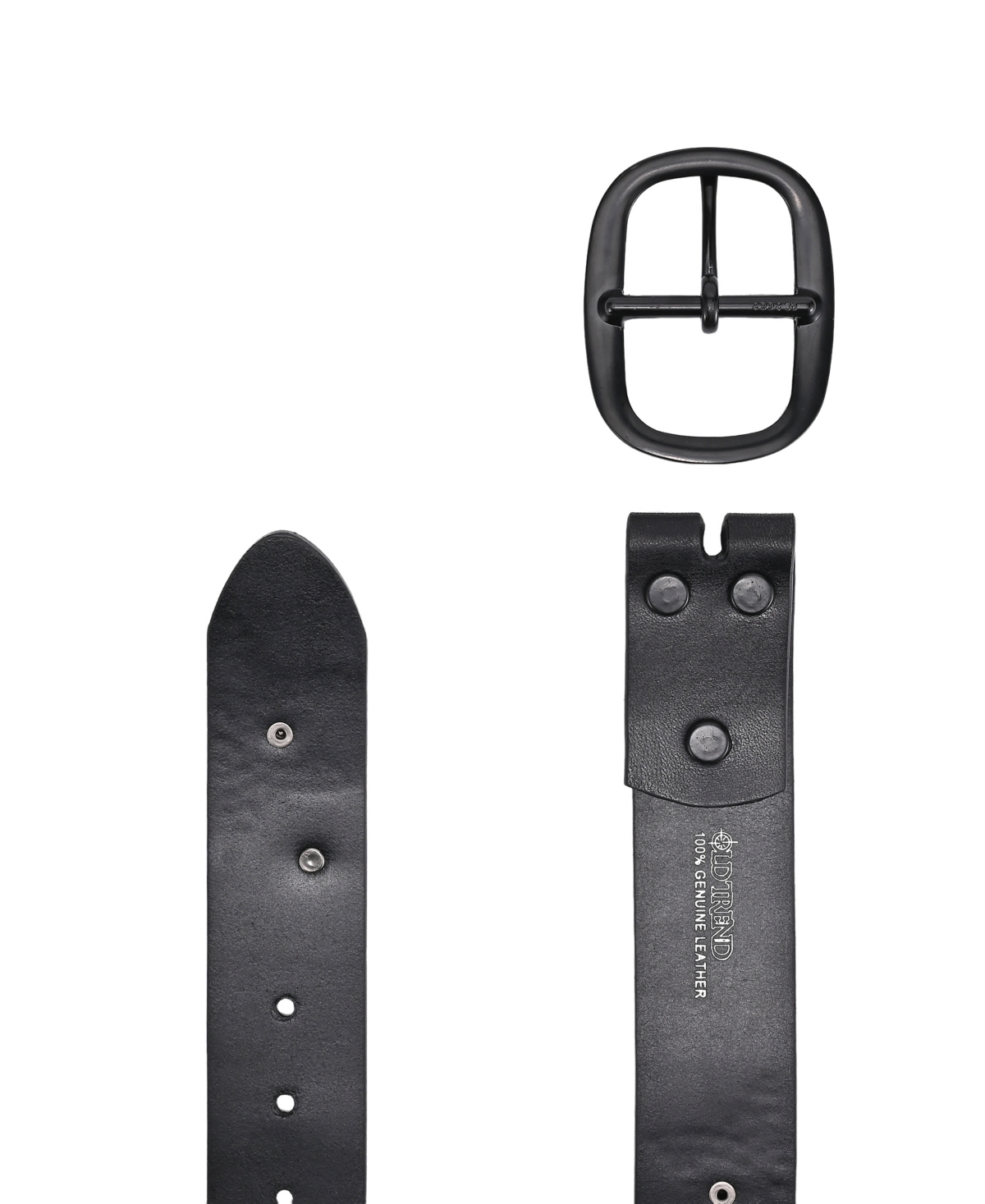 Old Trend Women's Glory Star Leather Belt In Black