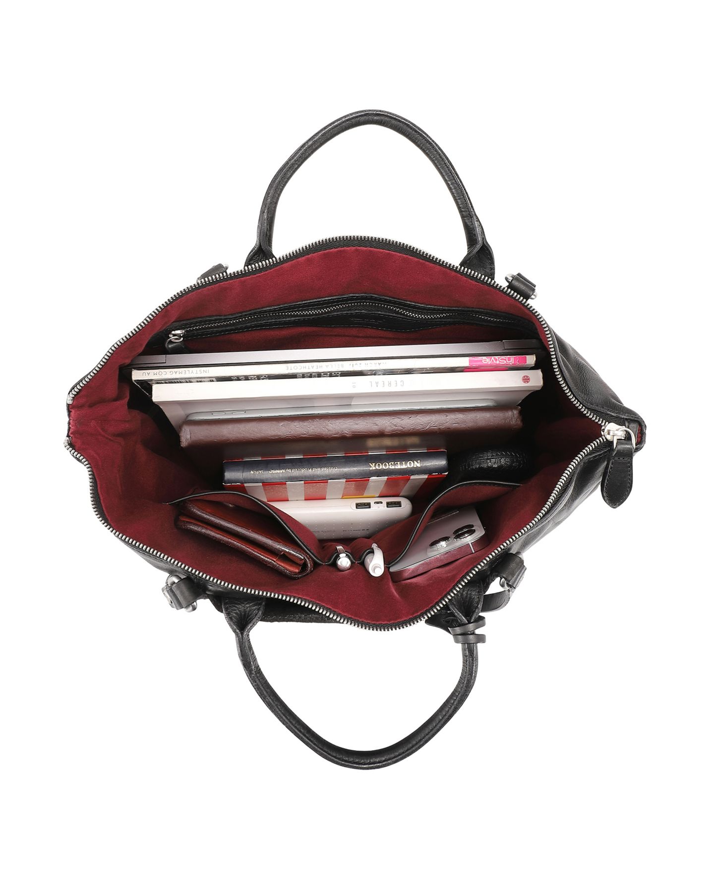 Женская сумка OLD TREND Crocus Carryall, цвет: Чёрный — фото 11