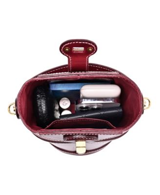 Begonia Vintage Bucket Crossbody Bag