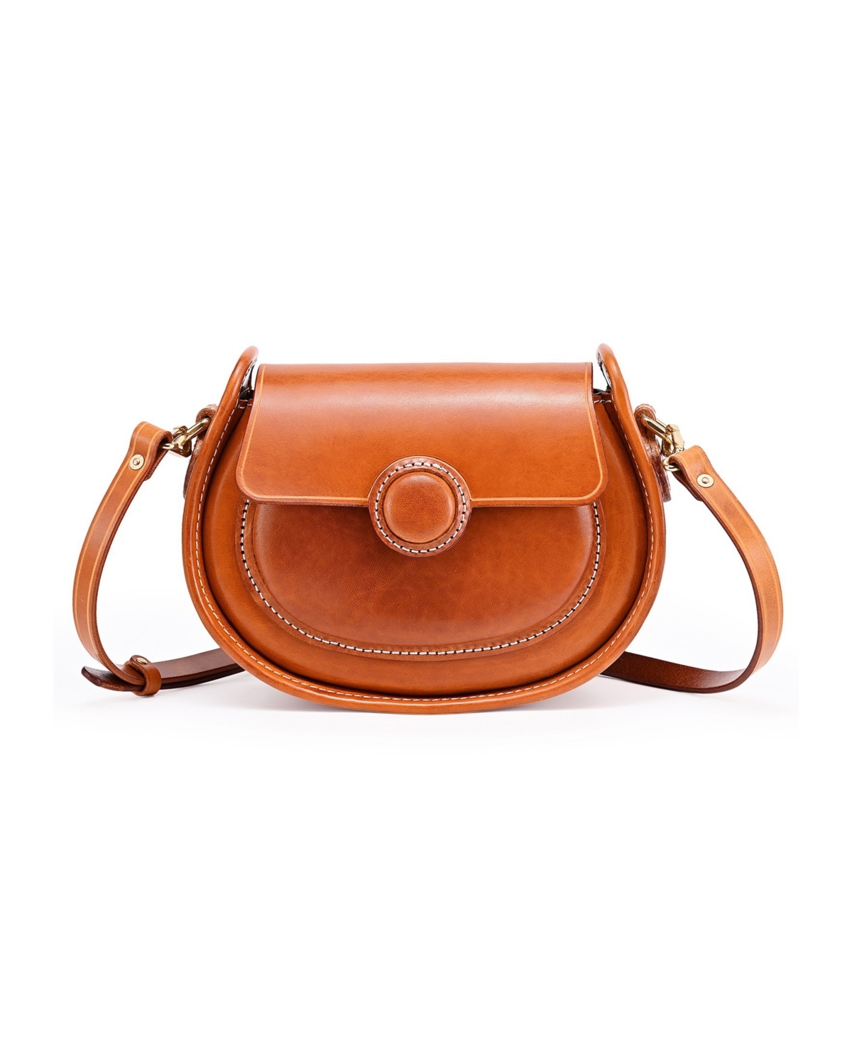 Old Trend Begonia Vintage Crossbody Bag In Caramel