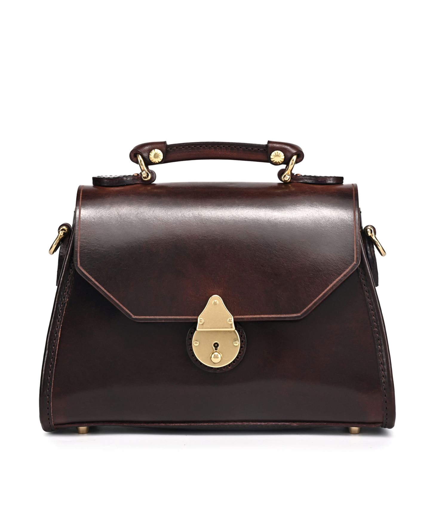 Женская сумка OLD TREND Laurel Classic Satchel, цвет: Коричневый — фото 2