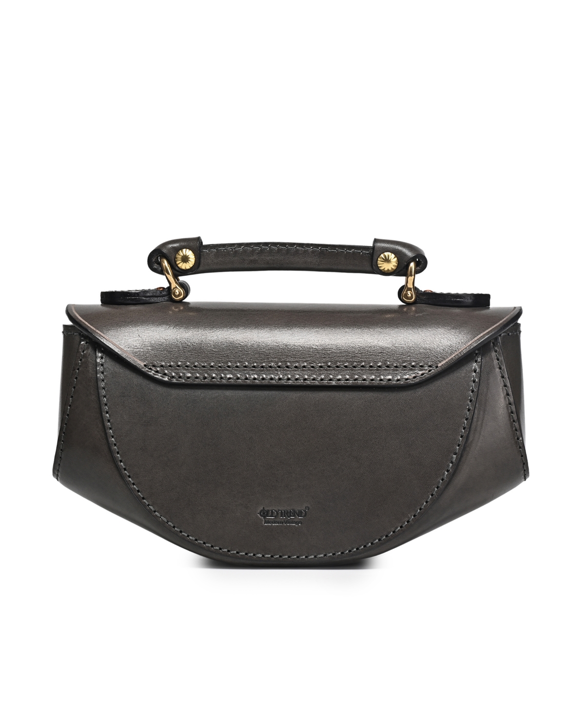 Old Trend Azalea Genuine Leather Vintage Everyday Crossbody In Gray