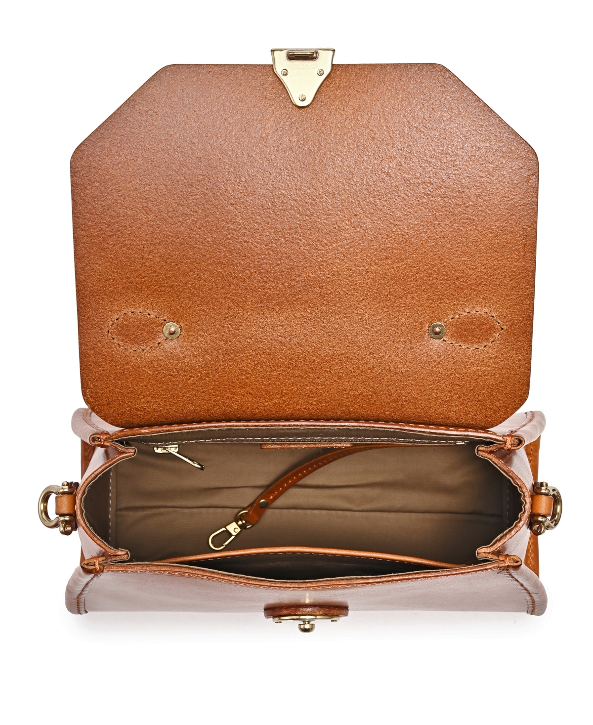 Old Trend Laurel Classic Satchel Bag In Caramel