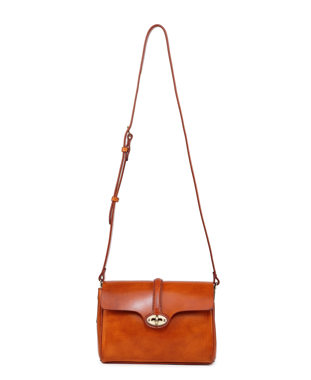 Old Trend Laurel Vintage Crossbody Bag In Caramel