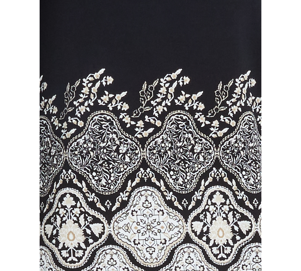 JM COLLECTION WOMEN'S EMBROIDERED RUFFLED-CUFF TOP, EXCLUSIVELY AT MACY'S 