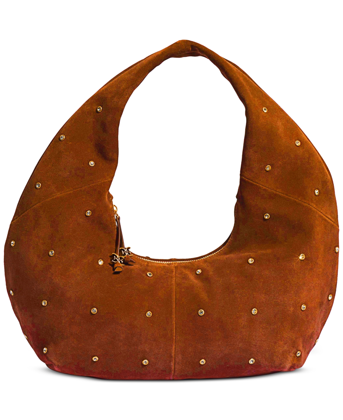 Sam Edelman Faren Rhinestone Medium Suede Hobo