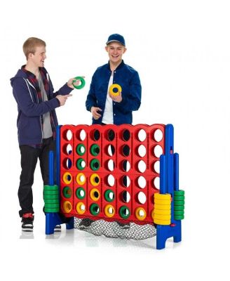 4-to-Score Giant Game Set with Net Storage