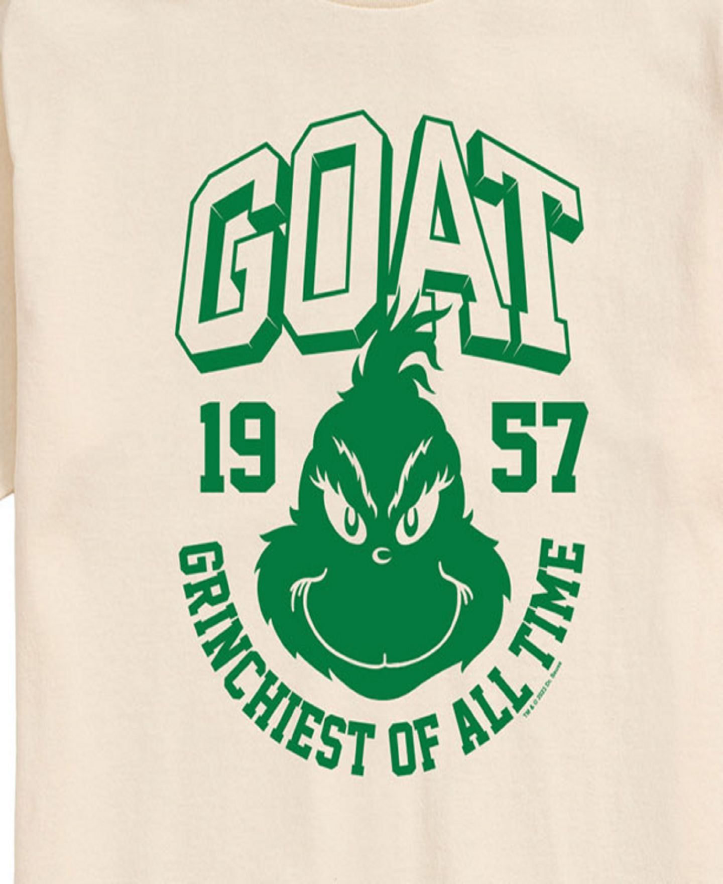 Мужская футболка AIRWAVES The Grinch Goat Short Sleeve, цвет: Бежевый / Хаки — фото 3