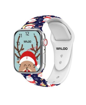 Waloo Christmas Inspired Silicone Band For Apple Watch - Navy santa 25$