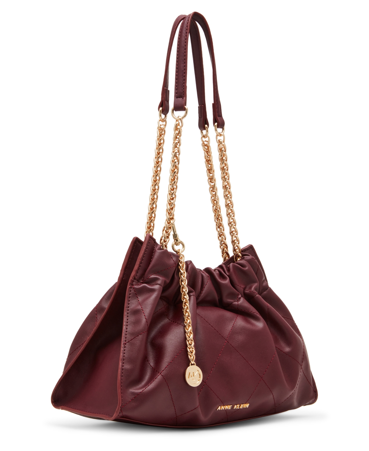 Anne Klein Stitched Quilted Medium Satchel Bag