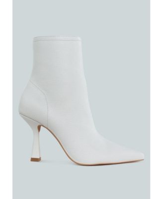 Womens Farnak Metallic Pointed Toe Ankle Boots