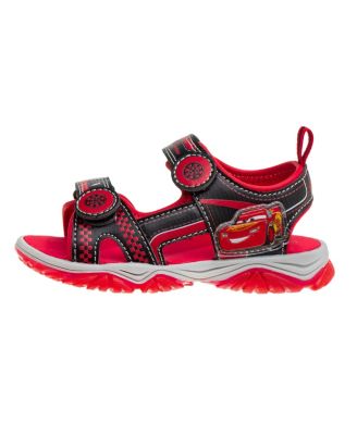 Big Boys Cars Hook and Loop Open Toe Sport Sandals