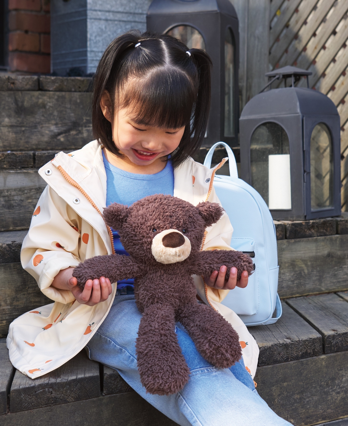 Shop Gund Fuzzy Teddy Bear, Premium Stuffed Animal In Multicolor