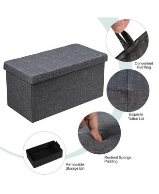 Foldable Storage with Removable Storage Bin