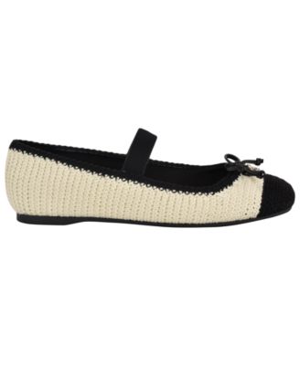 Women's Maysa Crochet Knit Mary Jane Flats