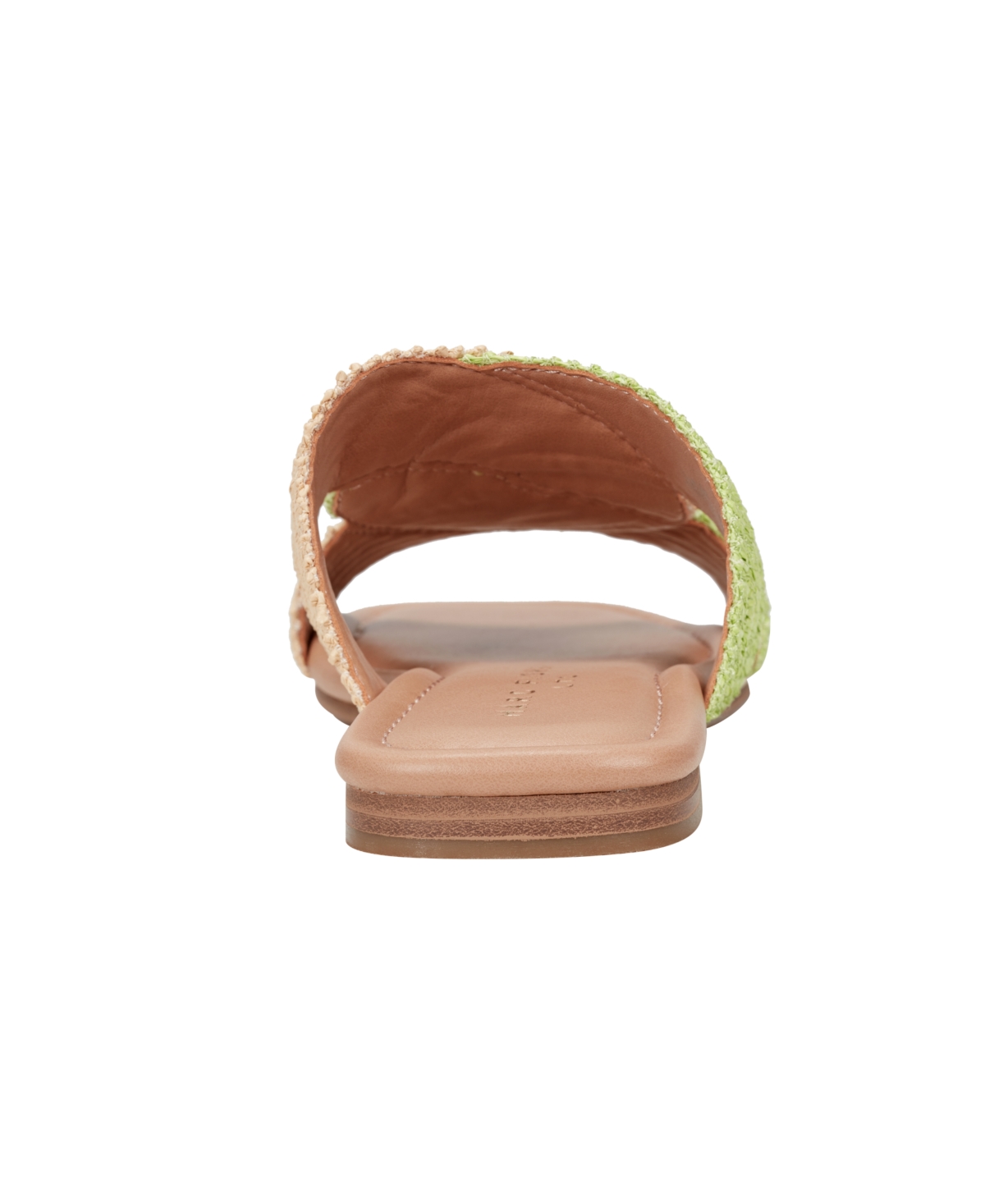 Marc Fisher Ltd Navie Slide Sandal In Light Green,natural