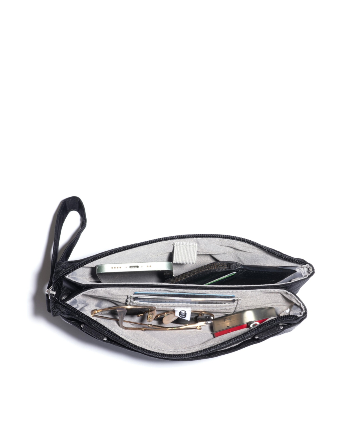 Baggallini East/West Dual Pocket Convertible Crossbody Bag
