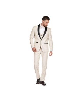 Men's 3-Piece Slim Fit Shawl Lapel Tuxedo