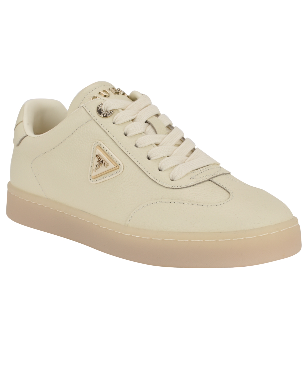 GUESS WOMEN'S JAZLIE T-TOE LOGO COURT SNEAKERS