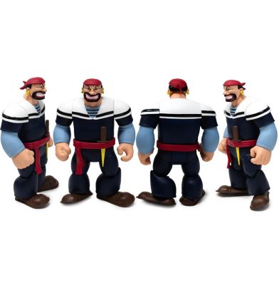 Boss Fight Studio Power Stars Bluto as Sindbad Action Figure – Retro Style Collectible Figurine from the Sailor Meets Sindbad the Sailor Color Animation with 7 Points of Articulation – 5” Scale