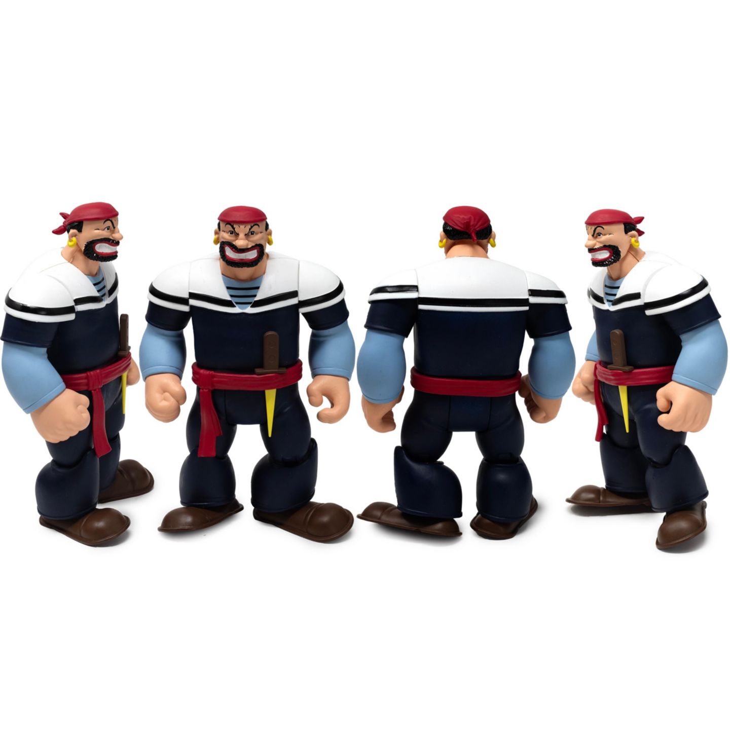 Детская фигурка Popeye Bluto as Sindbad Retro-Style 7-Point Articulated 5" Action Figure, Ages 8+, цвет: Open Miscellaneous — фото 3