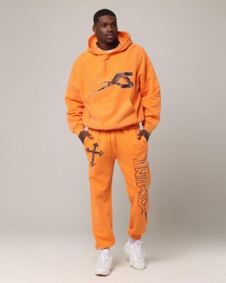 Men's SSIX Vintage Hoodie, Orange, XXXLarge