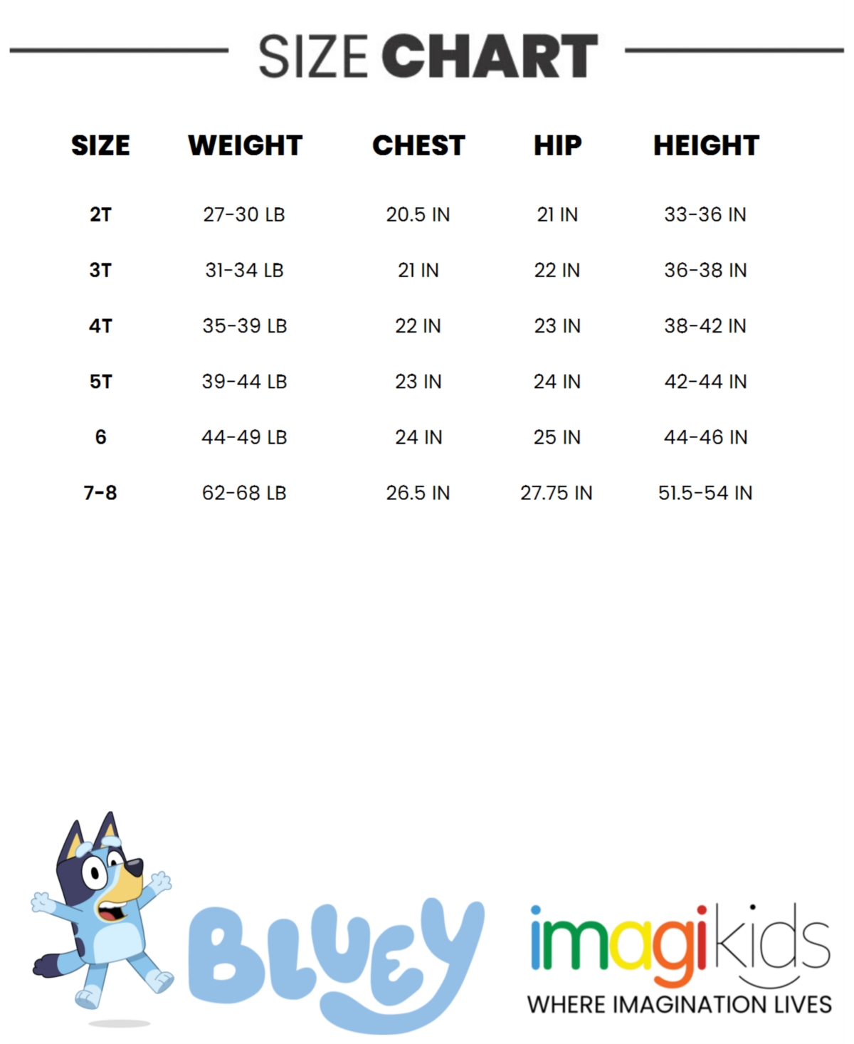 Bluey Toddler Girls Bingo Zip Up Winter Coat Puffer Jacket