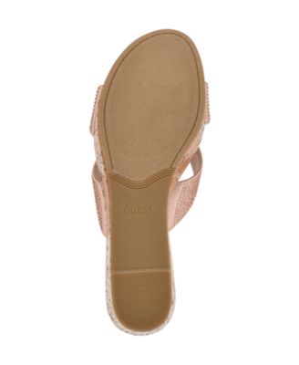 Women's Lonaa Rhinestone Cork Platform Wedge Sandals