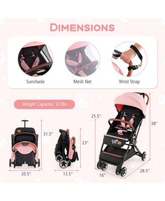 Toddler Lightweight Stroller Aluminium Frame