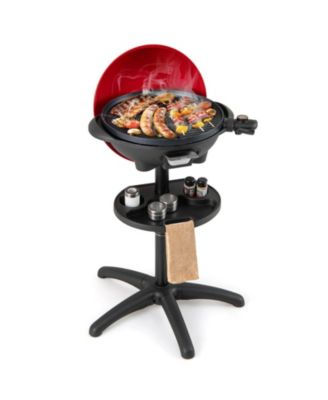 Electric BBQ Grill 1350W Non-stick 4 Temperature Setting Outdoor Garden Camping