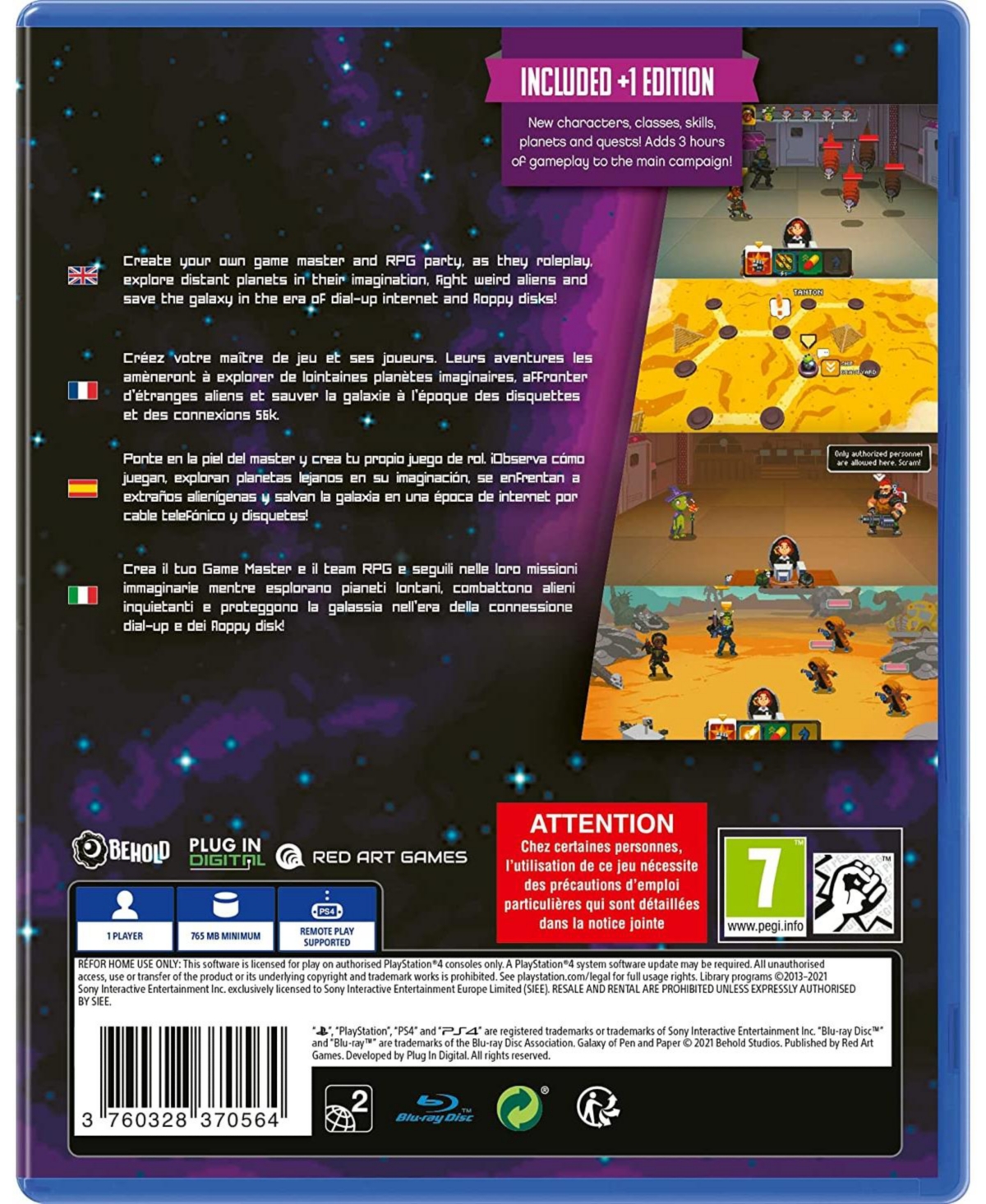 Sony Galaxy of Pen and Paper +1 Edition - Playstation 4