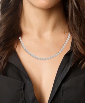 Cultured Freshwater Pearl (4-4-1/2mm) Strand Necklace 18" in 10k Yellow Gold