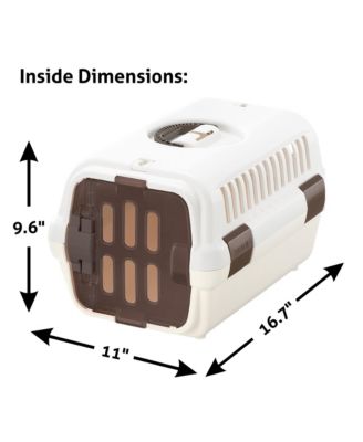 Pet Travel Carrier II: Small - White