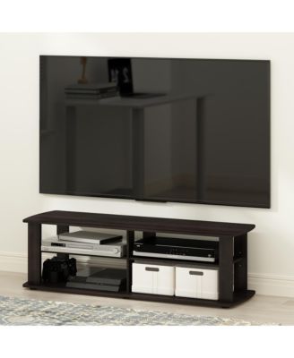 Mid-century 3-Tier Entertainment Center TV Stand for TVs up to 45"