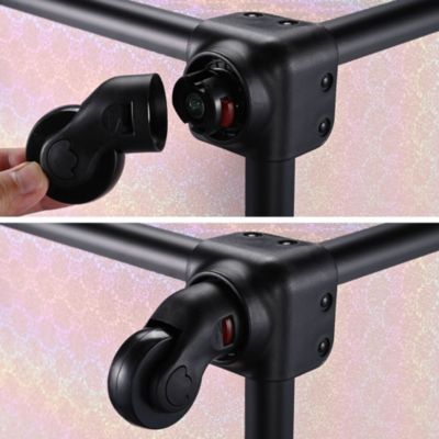 Rolling Makeup Train Case Cosmetic Trolley Organizer Blush ForgetMeNot