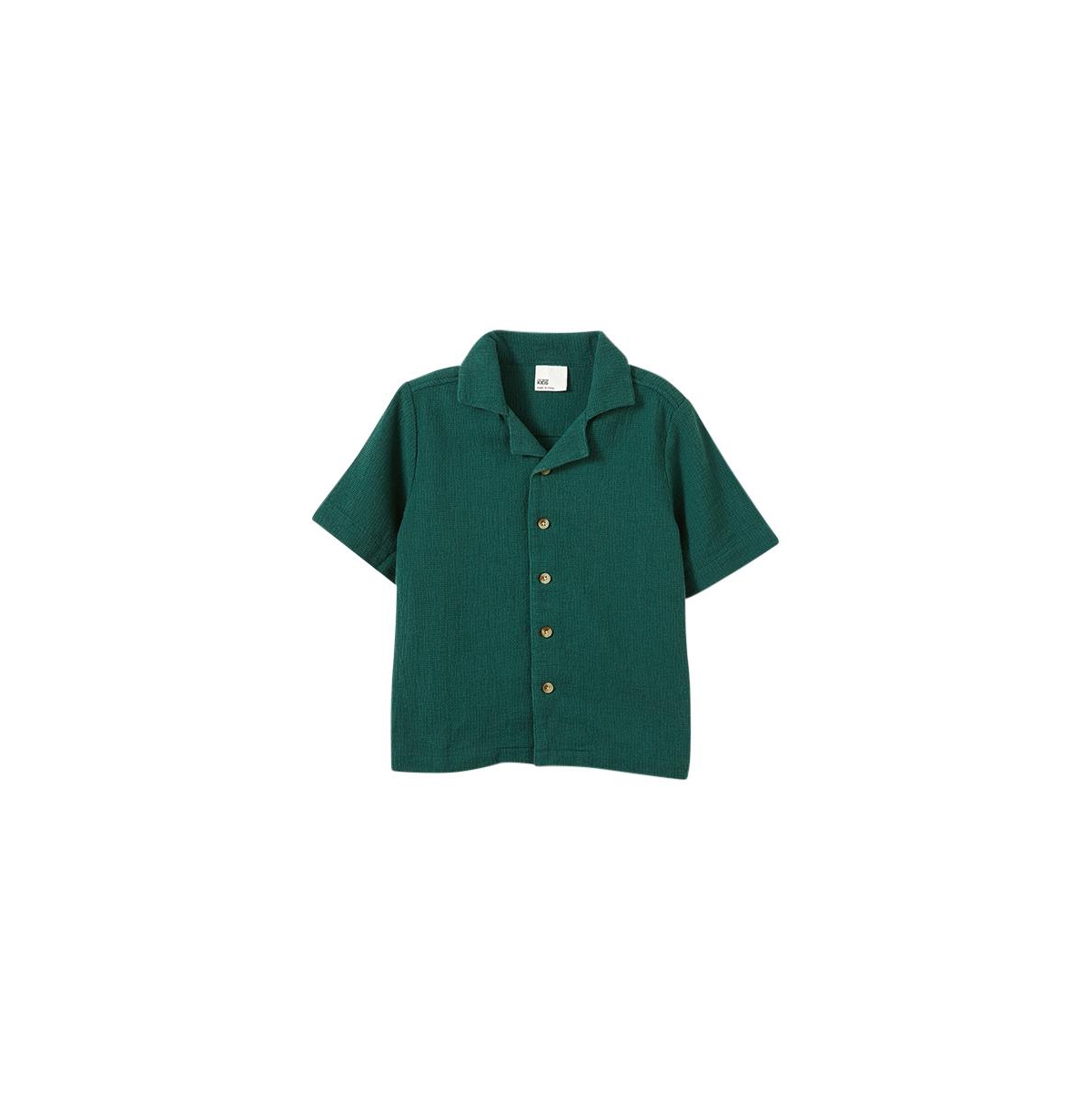 Cotton On Boys Cabana Short Sleeve Shirt -texture