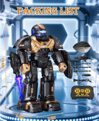 RC Robot Toys, Gesture Sensing Programmable RC Robot Toy, Talking, Dancing Rechargeable Intelligent Remote Control Robot