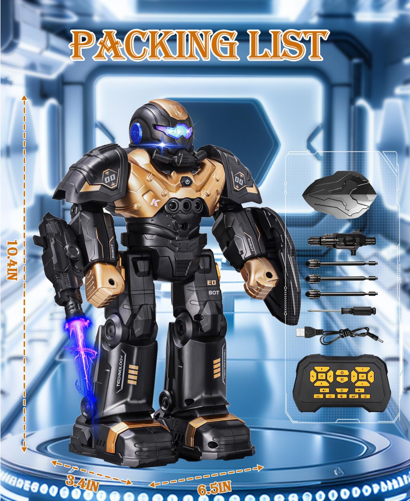 Детская игрушка VEBREDA Gesture Sensing Programmable Rechargeable RC Robot Toy — фото 3