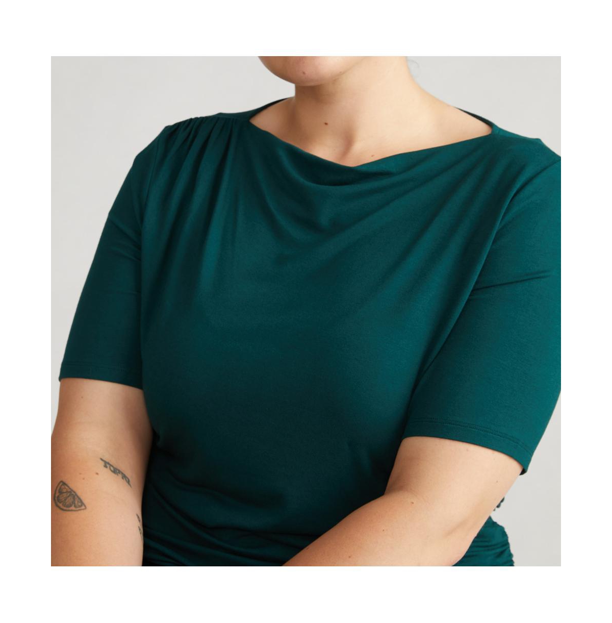 Universal Standard Plus Size Louise Short Sleeve Liquid Jersey Top