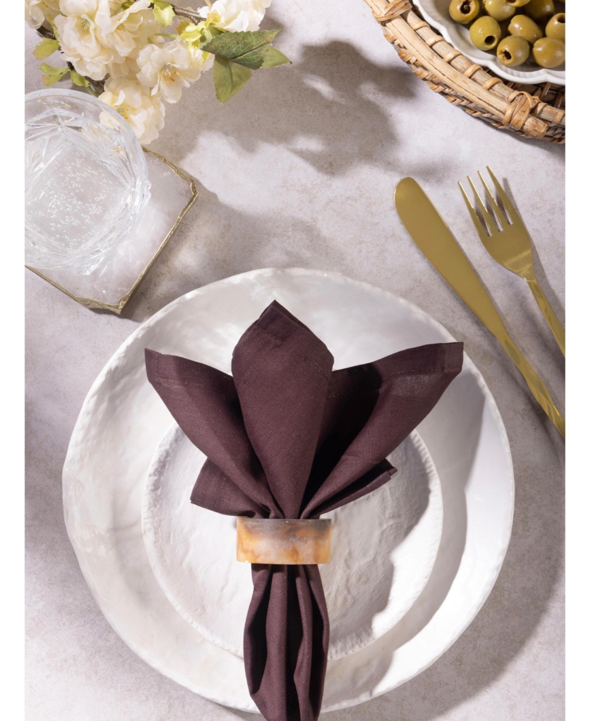 Gauri Kohli Kampai Napkin Rings - Set of