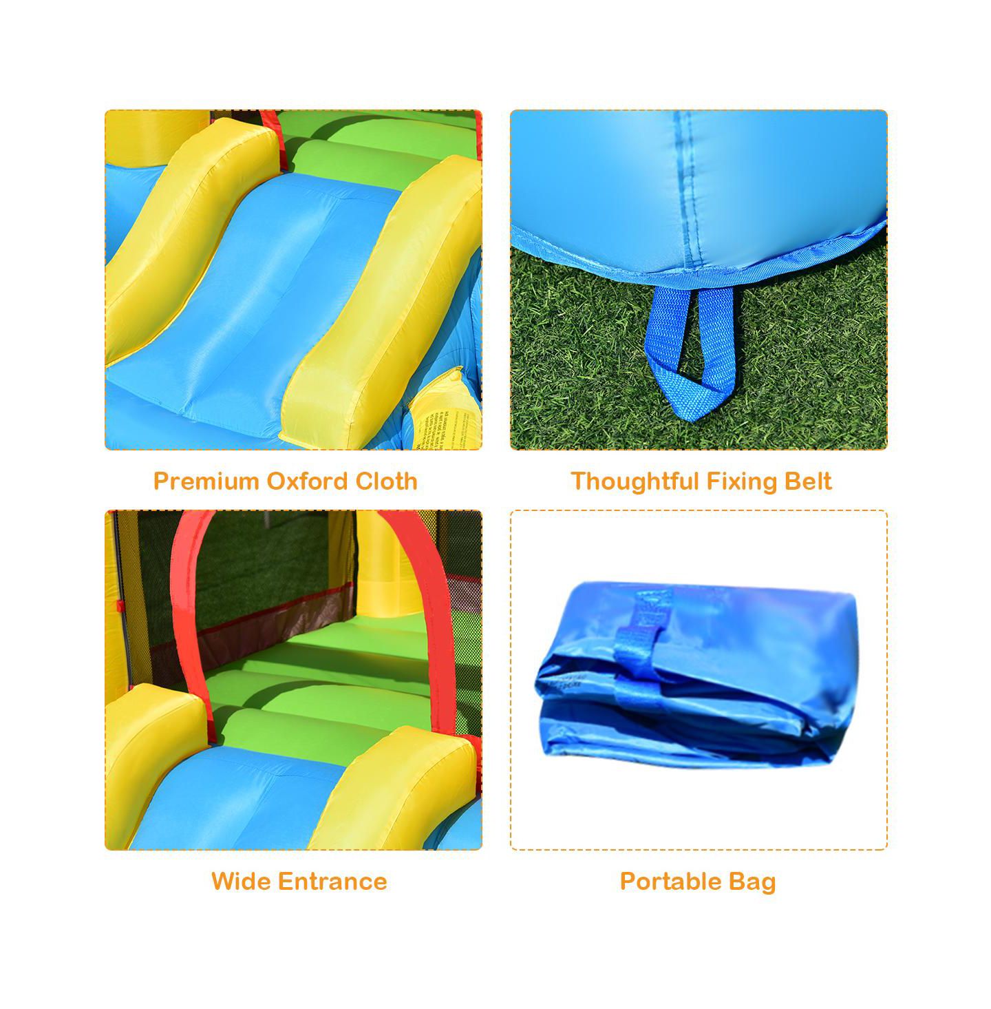 Детская игрушка GOUUN Inflatable Kids Slide Bounce House with 550w Blower — фото 2