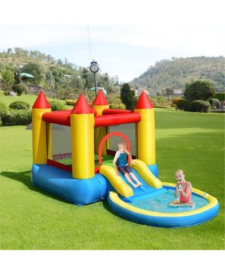 Inflatable Kids Slide Bounce House with 550w Blower