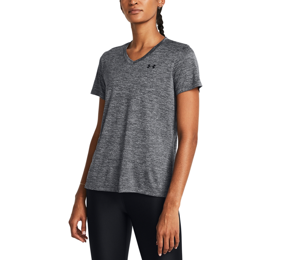 Under Armour Women's Twist Tech V-neck Short-sleeve Top In Castle